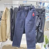 MLB儿童国内专柜2024新款 7ADPH0144 百搭牛仔裤 男女童爱心款 时尚