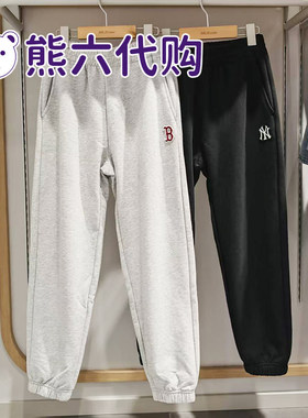 MLB儿童NY小标刺绣休闲运动裤