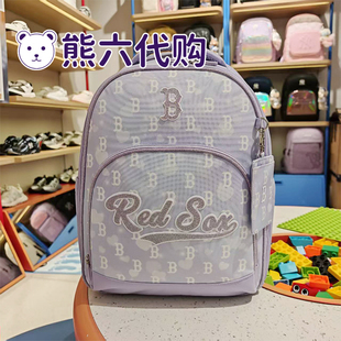 MLB儿童国内代购女童复古老花书包双肩包时尚休闲包书包7FBKMC66N