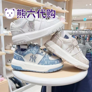 MLB儿童25春夏新款男女童时尚魔术贴设计复古老花学长鞋7ASXLM15N