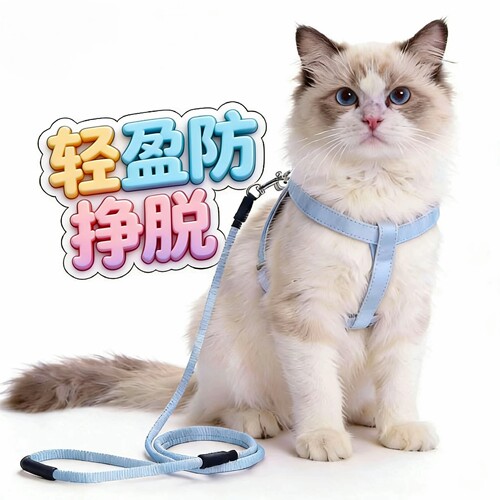 猫咪牵引绳防挣脱外出专用牵引绳