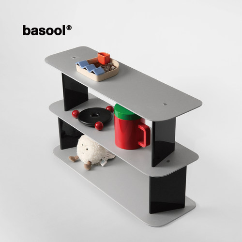 basool不锈三层收纳架