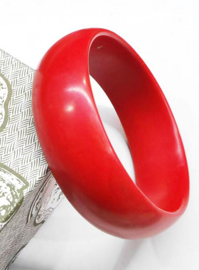 丽浩礼品民族风手镯女雕漆