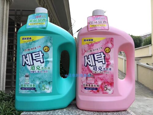 道克真我香水清香温和无磷洗衣液5kg*4瓶/箱经典熏香玫瑰除味留香