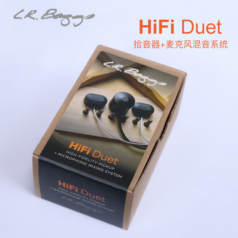 LR Baggs HiFi Duet民谣木吉他麦克风拾音器混音系统 贴片高保真