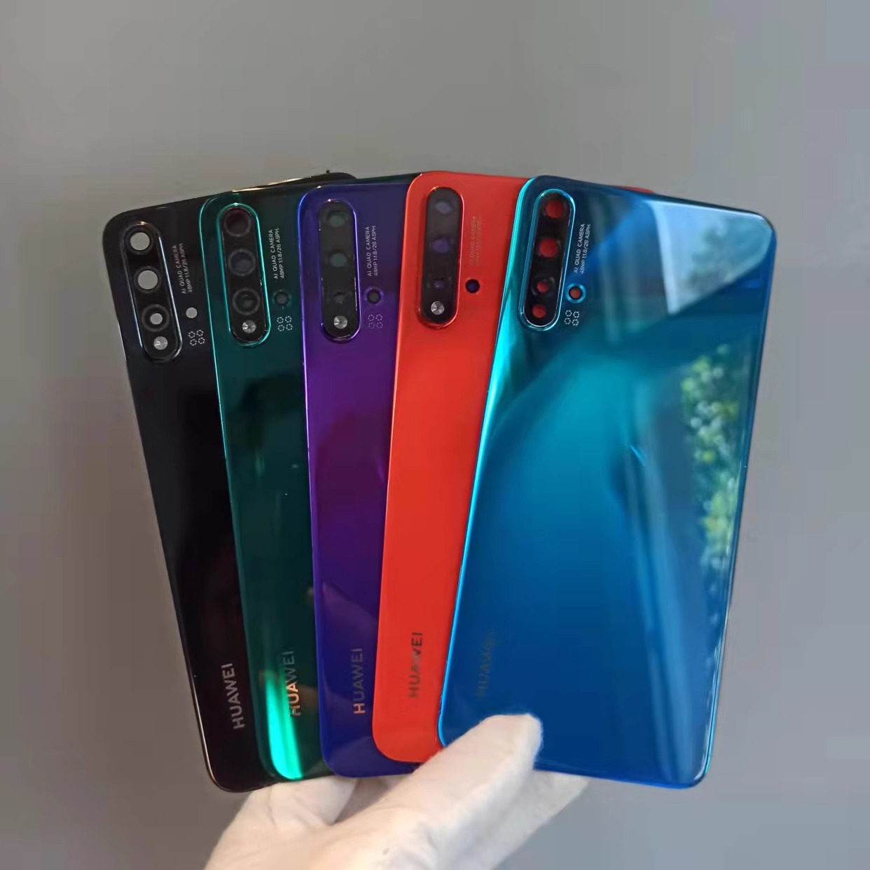 二手拆机后盖华为Nova5pro原装拆机后盖 nova5电池盖 外壳 后壳