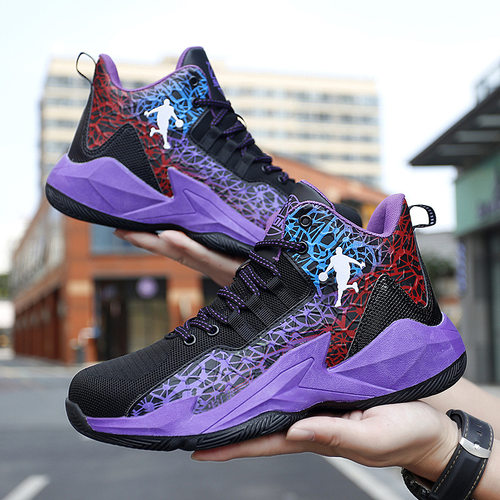 外贸新款篮球鞋男正品夏季透气网面鞋限量晋江中学生运动鞋