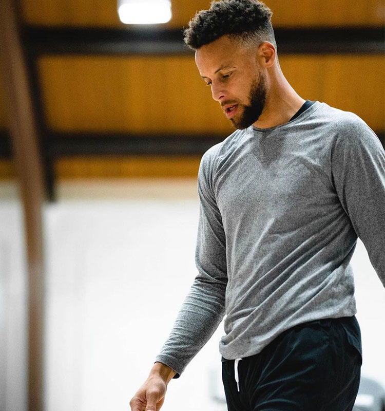 篮球运动长袖T恤宽松排汗速干t恤男子篮训练服健身跑步投篮训练衣