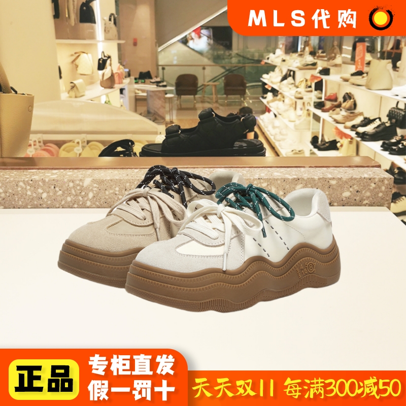 百思图25春德训鞋厚底运动休闲鞋
