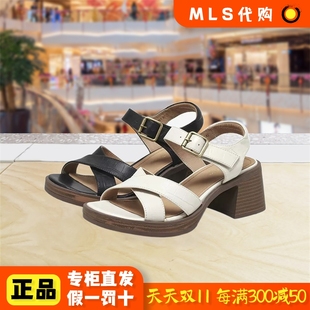 真皮高跟百搭女鞋 2023夏季 百思圖 BL3 國內代購 VMI04 純涼鞋 BASTO