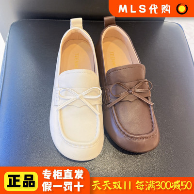 天美意秋季套脚平跟乐福鞋女鞋