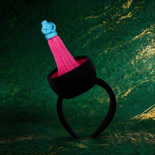 蒙古族儿童发饰小帽子发箍枚蓝色头饰舞蹈演出额头配饰草原穿搭