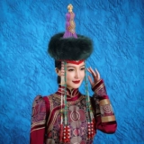 Монгольская женская шляпа династия династия Юань