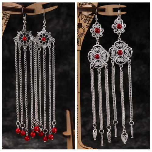 Этнические серьги, аксессуар, костюм, этнический стиль