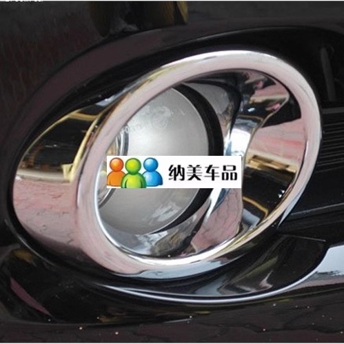 适用于09-14款丰田汉兰达改装前后雾灯罩装饰条老汉兰达雾灯框贴