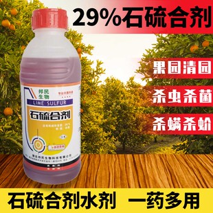 29%石硫石合剂柑橘树苹果树清园剂进口杀螨剂杀菌剂舍利干涂白剂