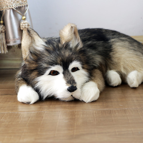 金毛犬桌面道具德牧宠物仿真狗