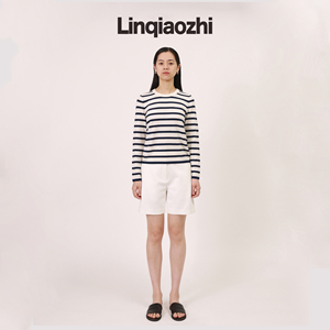 [断码清仓微瑕]小众设计夏季女士短裤阔腿裤休闲白色短款休闲裤