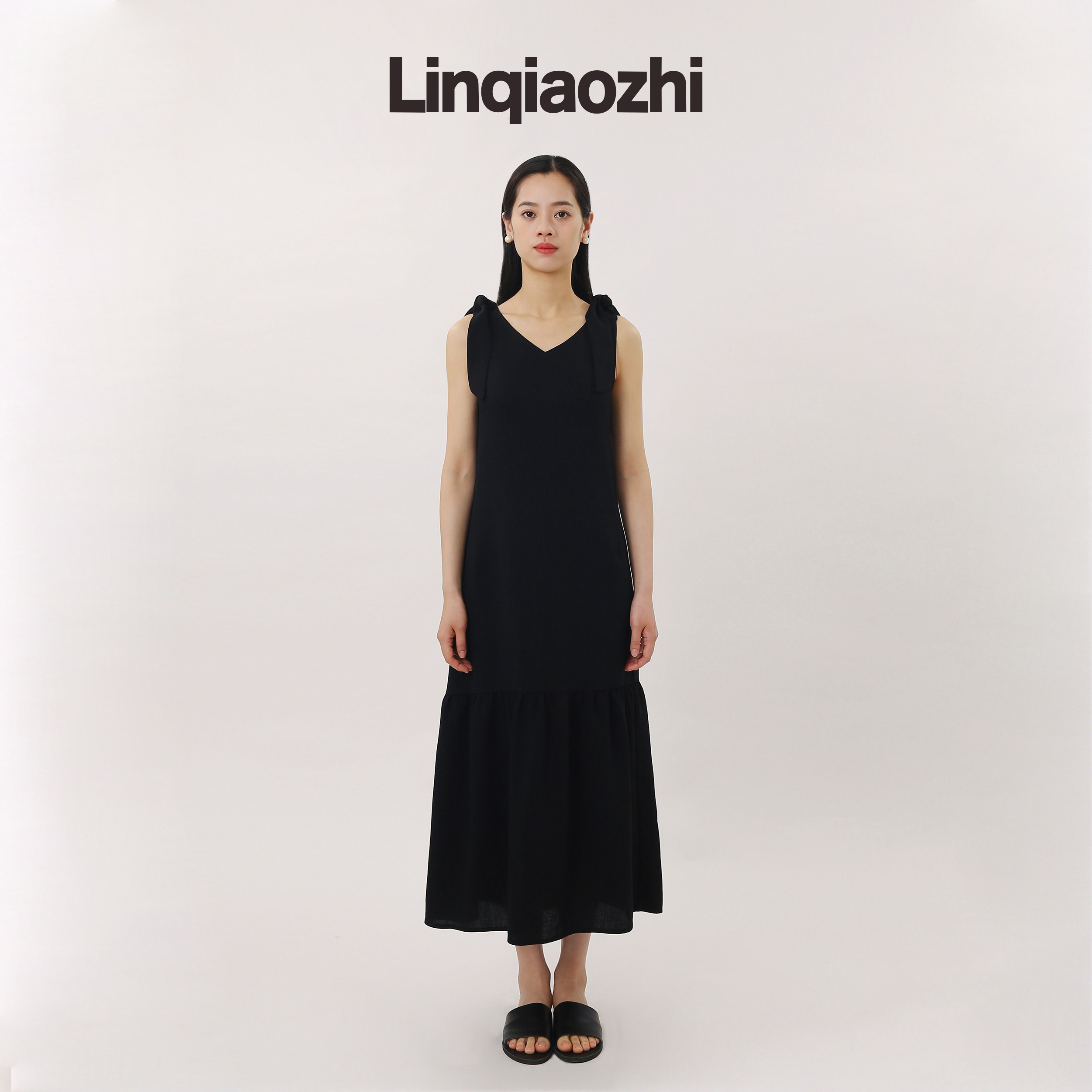 [断码清仓微瑕]夏女连衣裙长裙三醋酸吊带宽松鱼尾裙（仅剩1条）