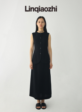 [断码清仓微瑕]女士三醋酸半身裙黑色a字裙百搭（仅剩1条）