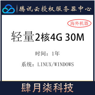 腾讯云轻量服务器海外租用续费2核2G30M电商游戏小****新加坡主机