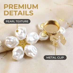 button cover 合金珍珠水钻衬衣袖扣纽扣盖花朵领扣钻饰扣纽扣套