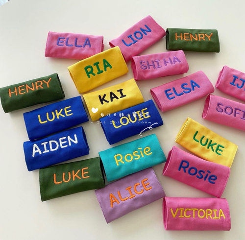 儿童书包小提琴吉他肩带姓名牌