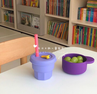 minnow韩国ins同款零硅胶辅食碗