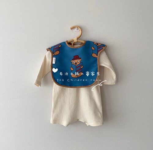 韩国防水防油可折叠易清洗围嘴