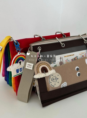 出口韩国疫苗接种本护照儿童贴纸手工工具A4纸学科试卷活页收纳袋