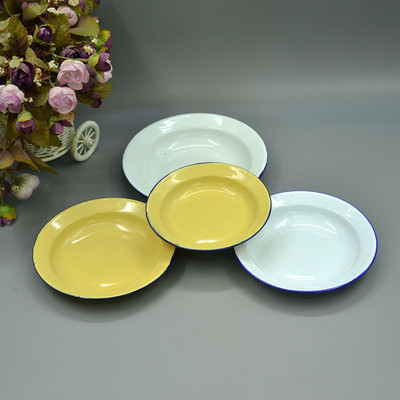 老式铁火锅串串店干油浅口菜碟