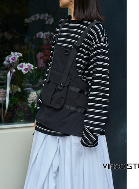 Virgo Studio设计师露营风格马甲 潮人餐饮咖啡面包花艺美发美甲