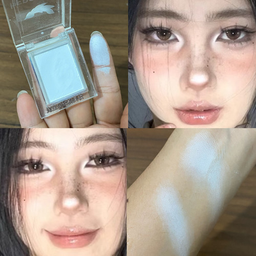 平价显色！哑光白高光粉眼头提亮