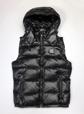 欧洲站冬季新款男士羽绒马甲时尚大码加厚夹坎肩情侣装背心女外套