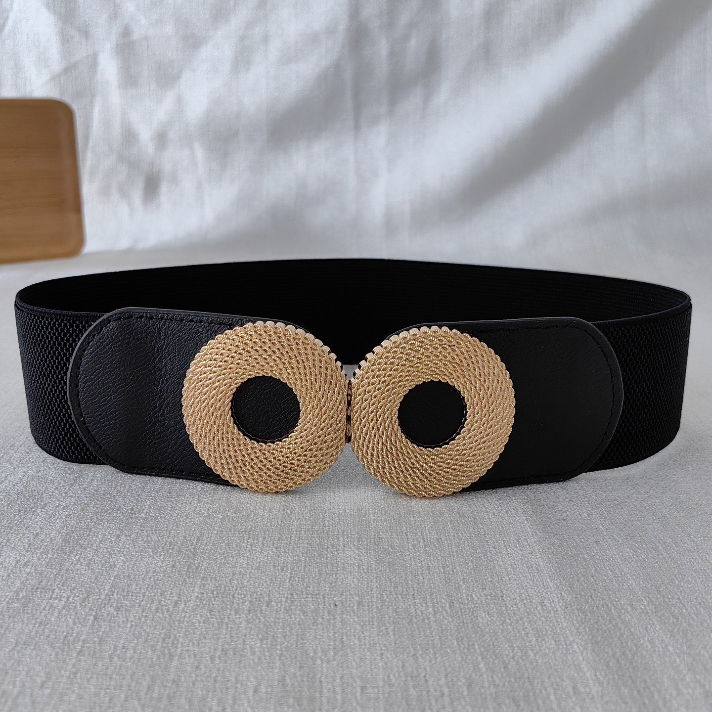 金属圆扣腰封女配大衣外套百搭毛衣气质时尚配饰装饰弹力松紧腰带,服饰配件/皮带/帽子/围巾,腰带/皮带/腰链,淘宝优惠券,粉丝福利购,淘宝优惠卷