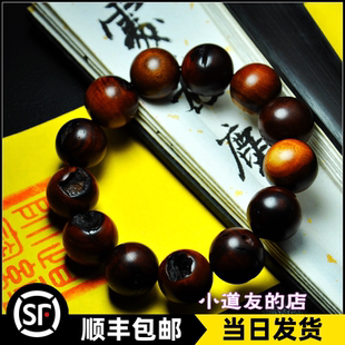 雷击木手串珠雷焦纹链子直径约10mm12mm15mm18mm20mm纯枣木真桃木