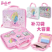 Barbie túi trẻ em tiểu học túi học sinh nữ công chúa thời trang trang điểm túi 拎 sách hướng dẫn túi cô gái - Túi bé / Ba lô / Hành lý