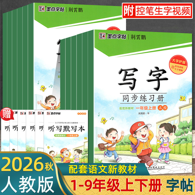 墨点字帖写字同步练习册图片