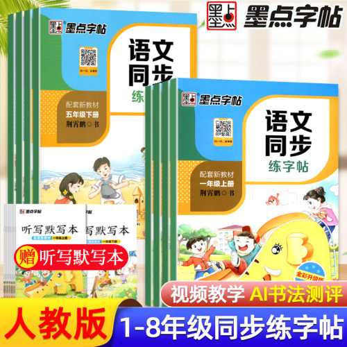 同步练字帖带视频中小学适用