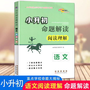 新版 68所名校小升初命题解读语文阅读理解小升初语文专项训练辅导练习册小学六年级升初中难点考点总复习名校冲刺知识大集结