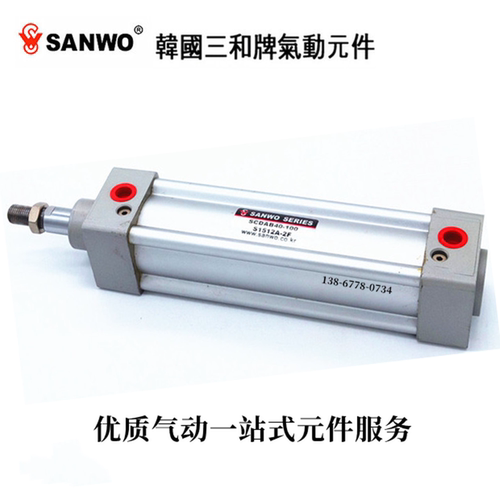韩国三和SANWO气缸SCAB80/SCDAB80-25/30/35/40/45/50/60/75/100