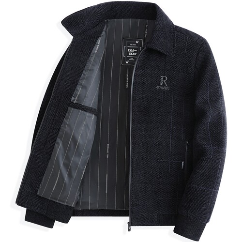 【雪尼尔面料】厚款保暖外套男士