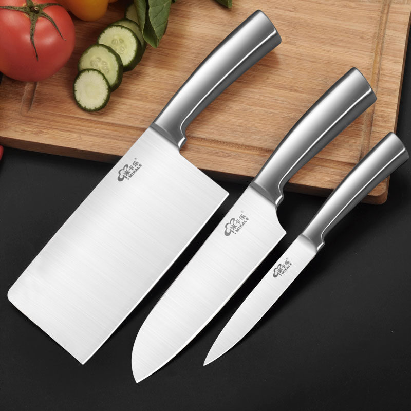全钢锋利不锈钢菜刀三件套装家用厨房刀具厨师刀切肉片切菜水果刀在类目 厨房/烹饪用具, 烹饪用具, 刀具, 全套厨房刀具中 - 来自Buy2taobao.com提供专业的淘宝代购服务