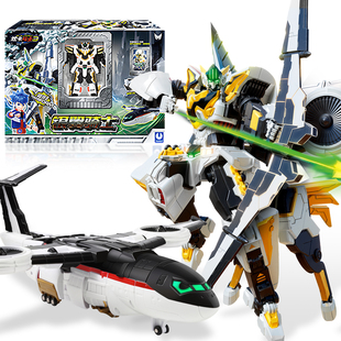 儿童合体变形机器人玩具飞机手办变身模型摆件男孩汽车人金刚男童