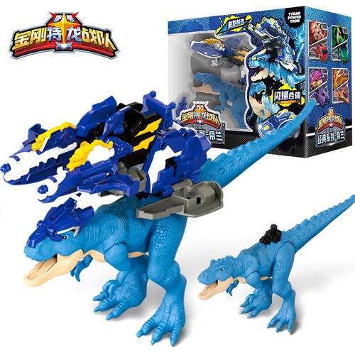 心奇爆龙战车变形机器人恐龙