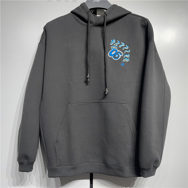 李宁男套头连帽卫衣宽松运动上衣