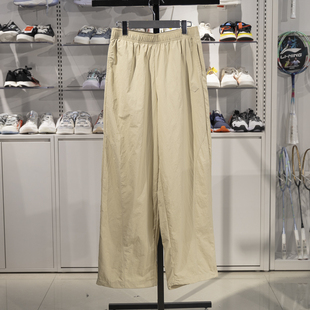 运动潮流系列宽松直筒运动长裤 新款 AYKV174 2025夏季 李宁女子卫裤