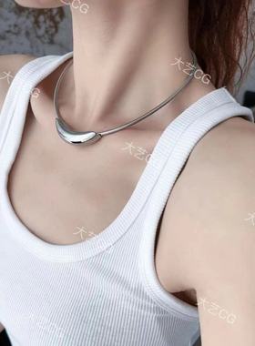 个性金属choker简约INS短项链欧美复古颈圈