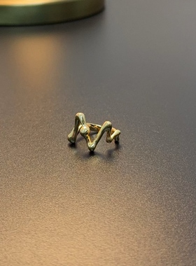 时尚简约戒指开口可调节几何指环RIAIg 0479