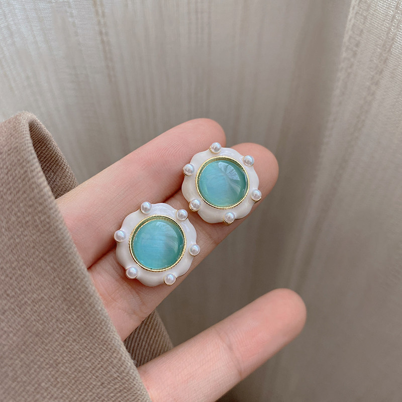 复古甜美几何耳环女轻奢小众高级感时尚百搭个性耳饰品